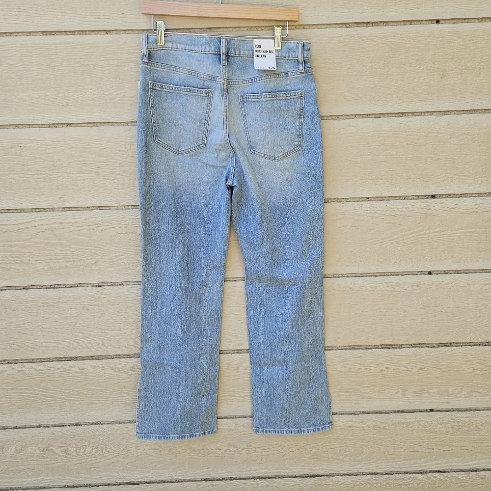 NWT Eunina light wash Codi Super High Rise Dad Jean size 9/29 - Picture 2 of 9